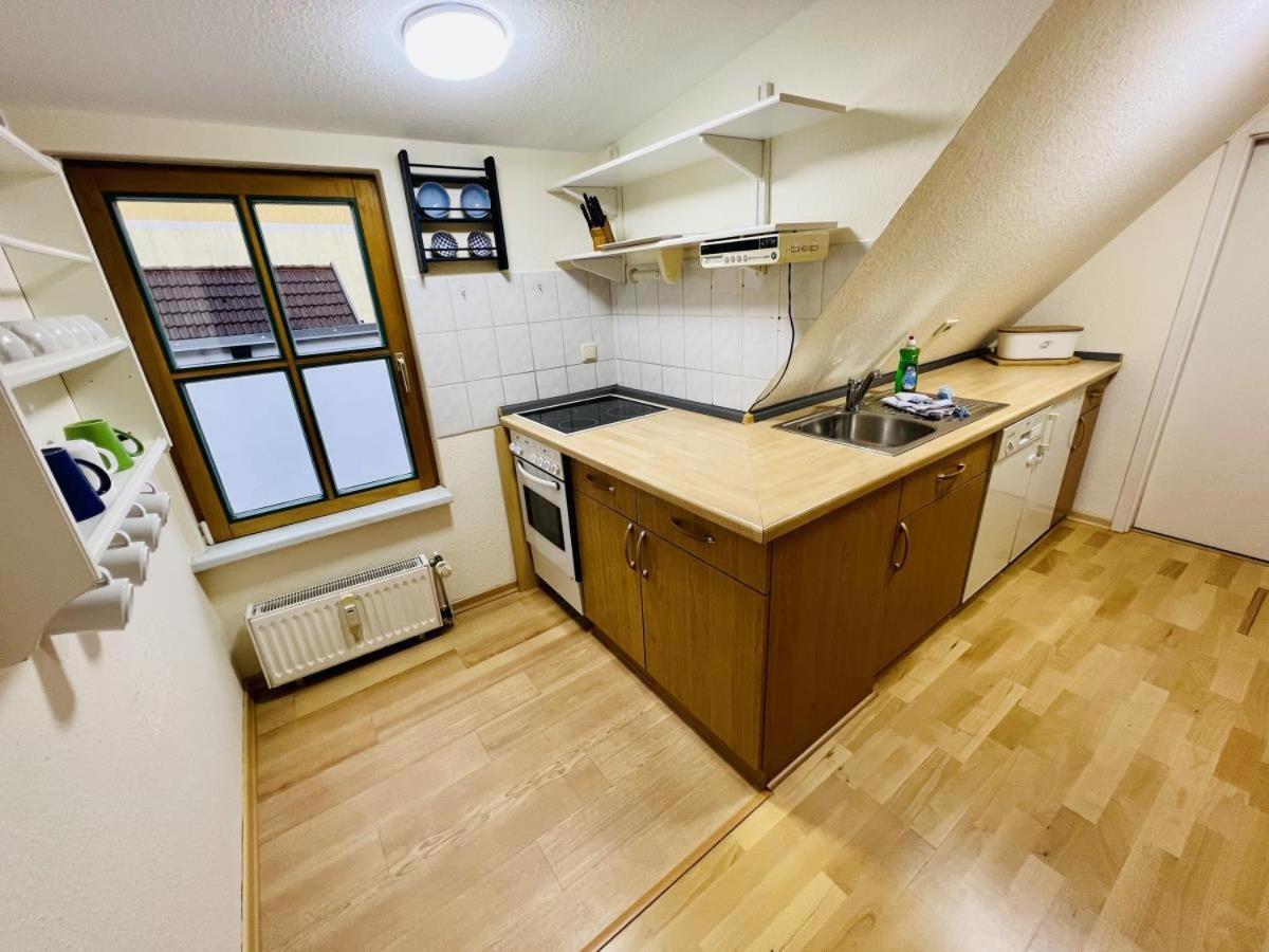 Blaue Tulpe, Balkon Mit Traumblick Apartment Росток Екстериор снимка