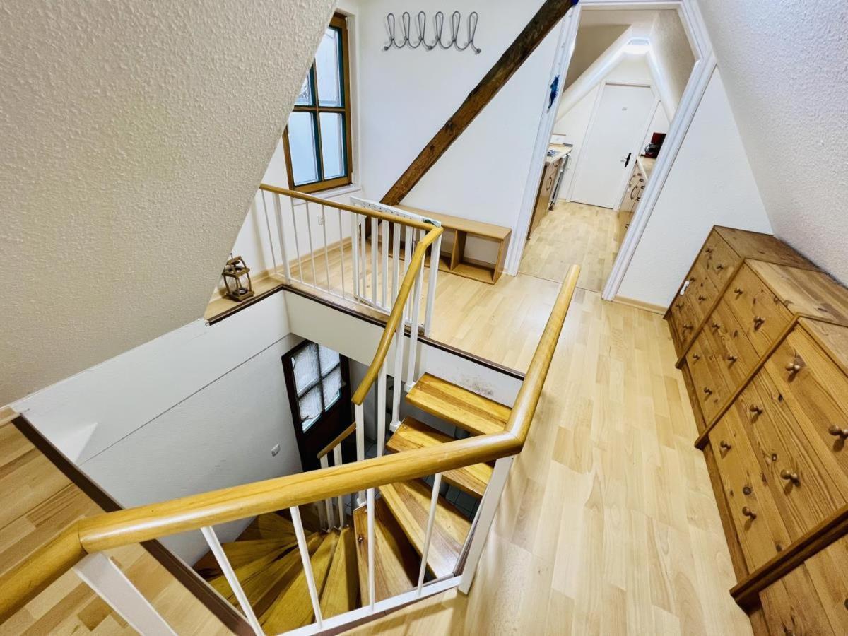 Blaue Tulpe, Balkon Mit Traumblick Apartment Росток Екстериор снимка